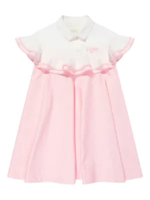 Fendi Kids ロゴ ワンピース | ピンク | FARFETCH JP