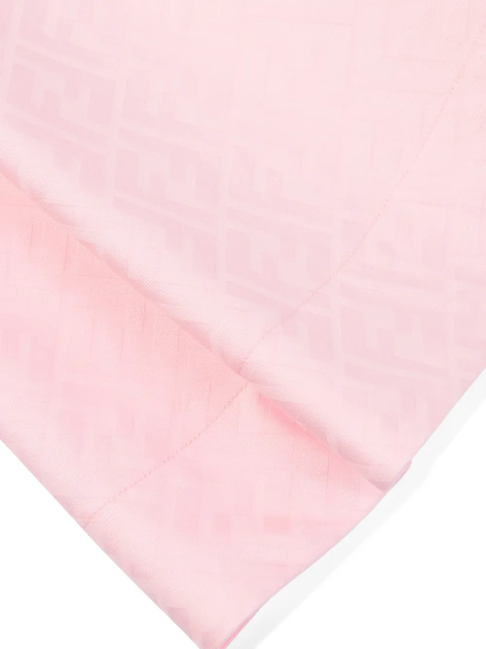 Fendi Kids Jurk met geborduurd logo Roze