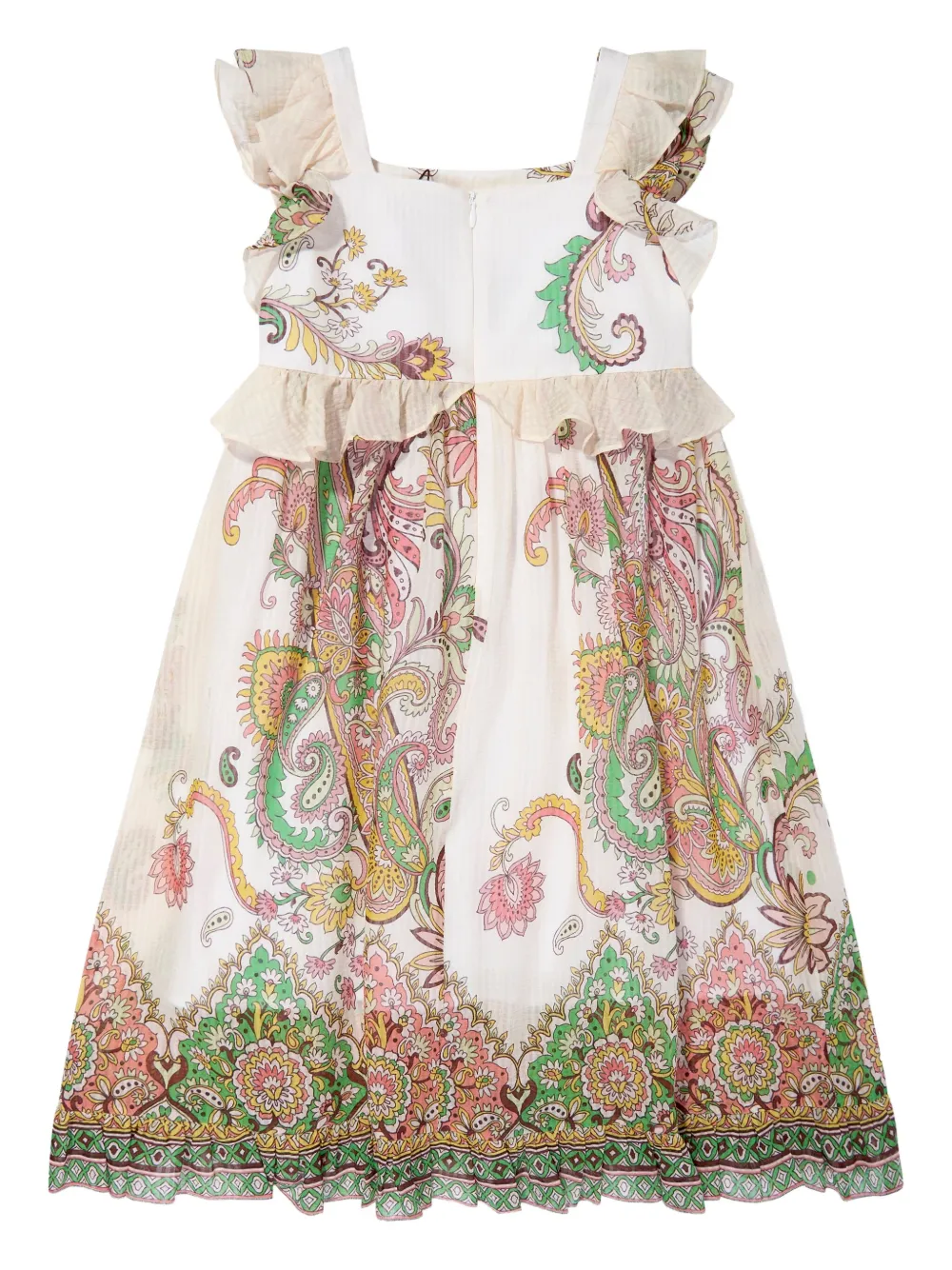 ETRO KIDS Jurk met bloemenprint Wit