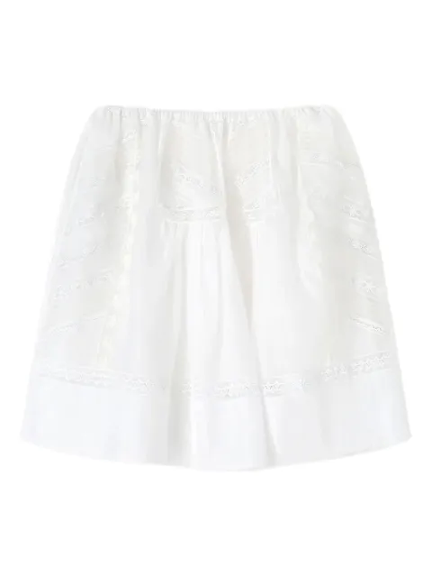 Ermanno Scervino falda corta con encaje Valencienne