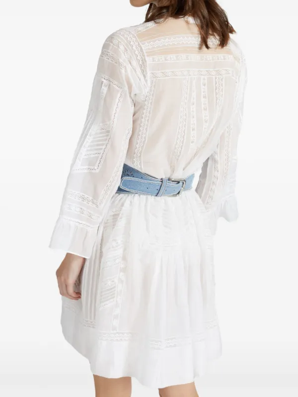 【関税込み】ERMANNO SCERVINO LACE SKIRT Ermanno Scervino lace-detail Cotton Top | White | FARFETCH