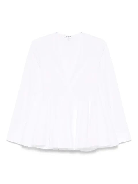 Alaïa flare shirt