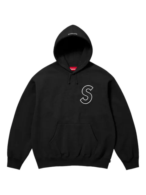 Supreme S-logo "SS 25 - Black" hoodie