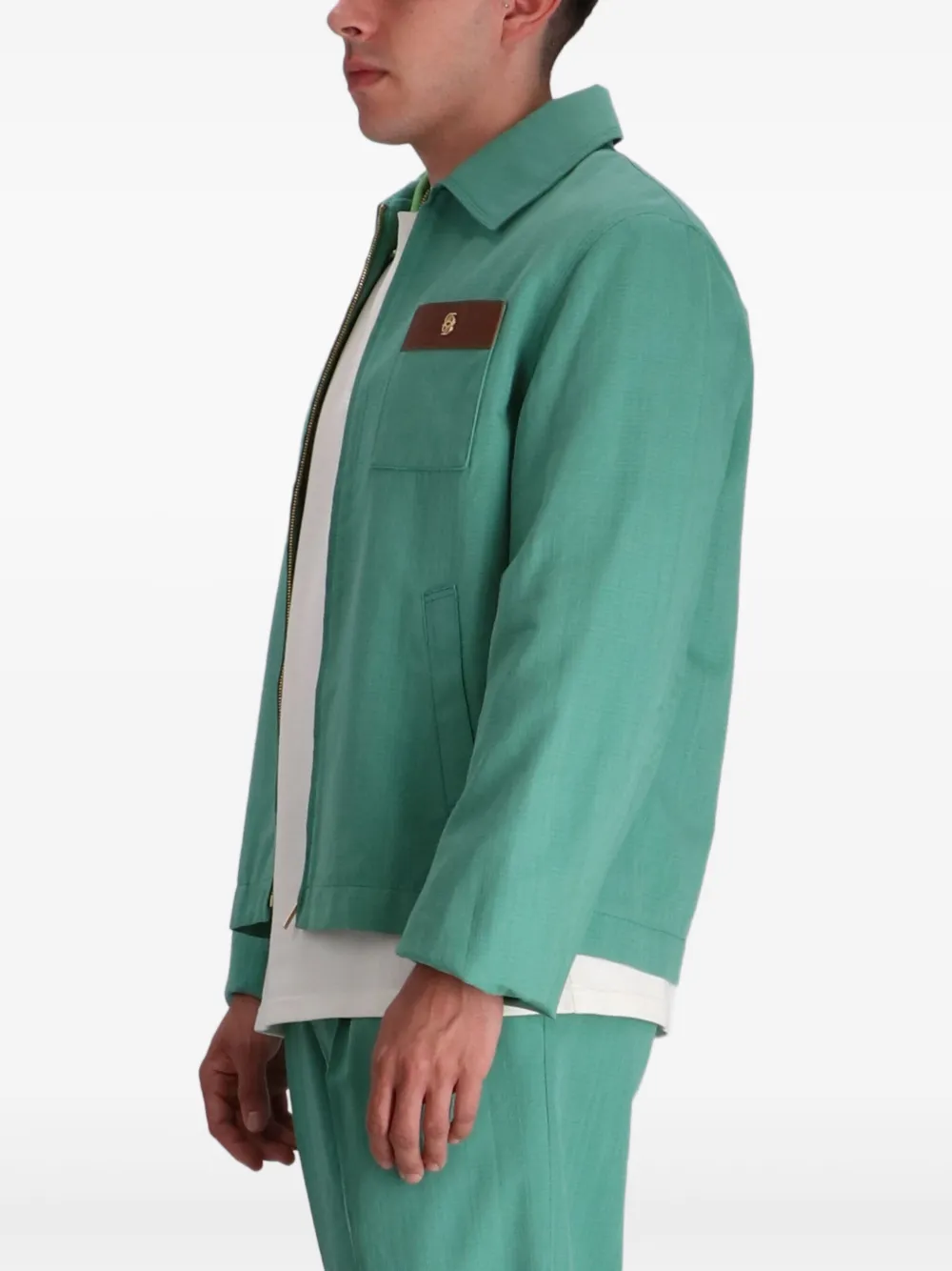 Drôle De Monsieur Jack met rits Groen