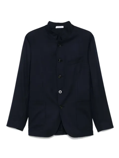 Boglioli band-collar blazer