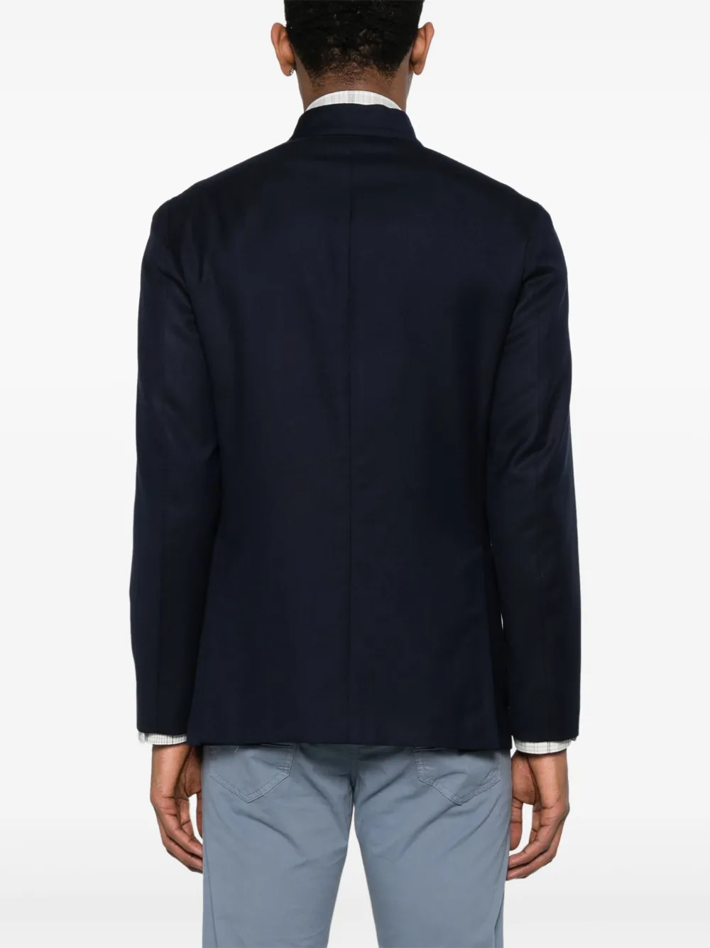 Boglioli Gewatteerde blazer Blauw
