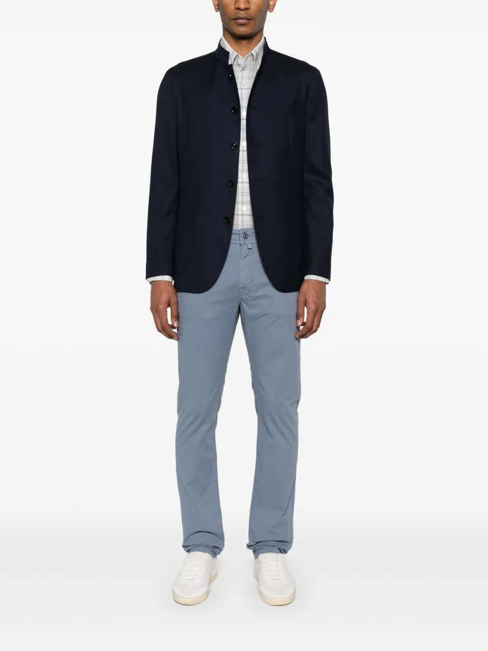 Boglioli band-collar blazer | Blazers | Image 2
