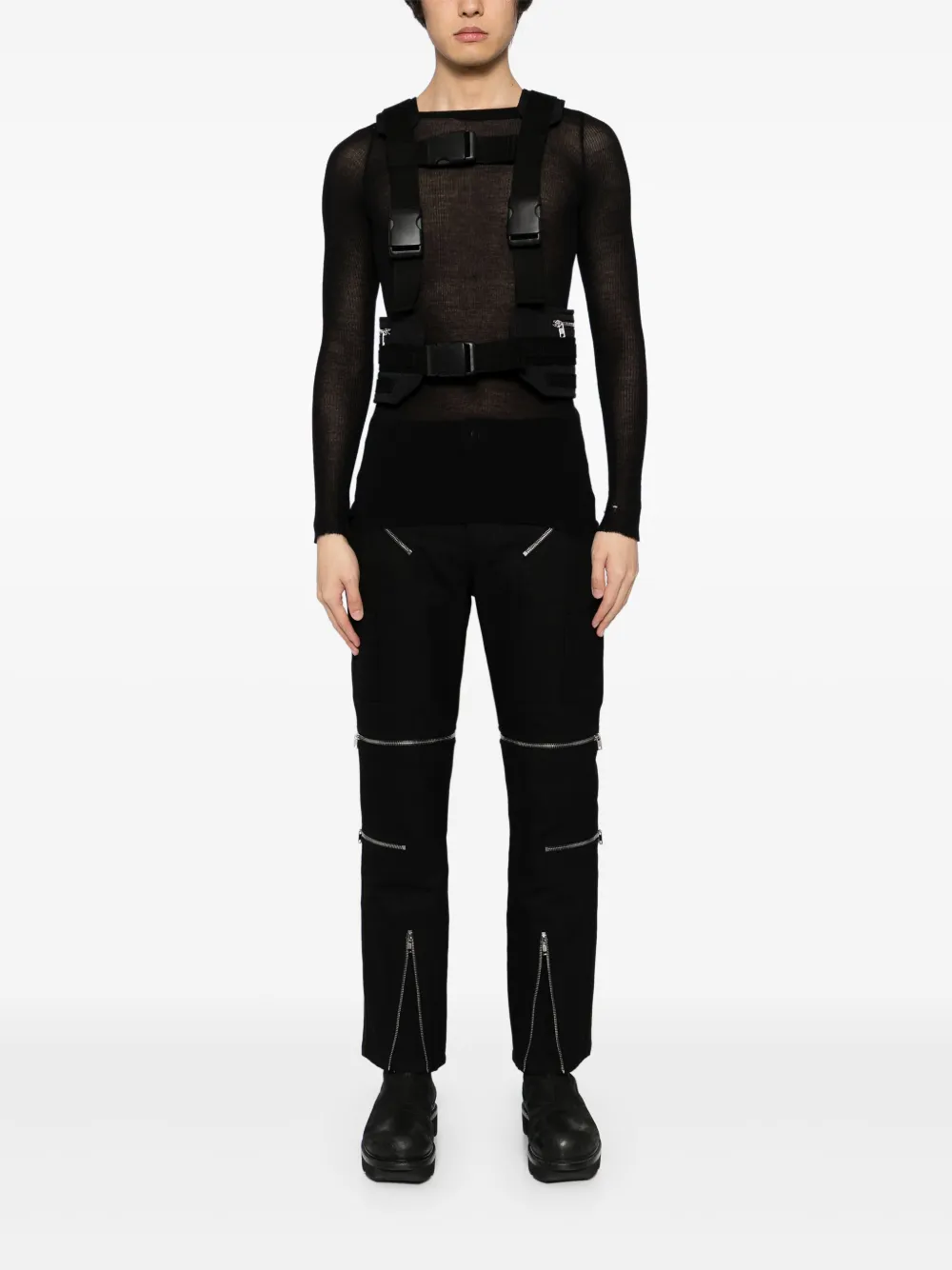 Rick Owens Headon verstelbare broek - Zwart