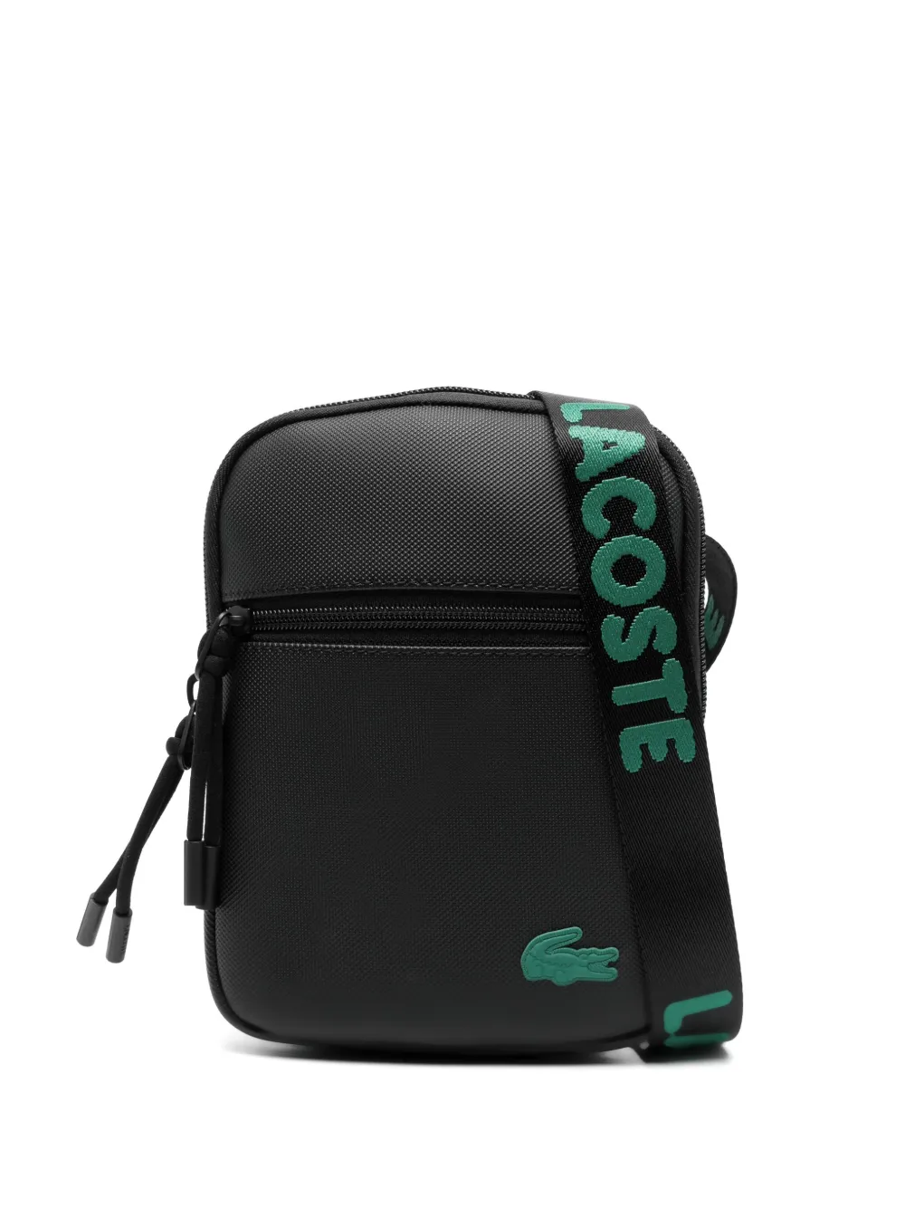 Lacoste Slimline メッセンジャーバッグ S - ブラック Lacoste Slimline メッセンジャーバッグ S - ブラック
