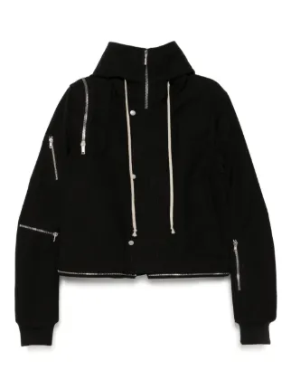 Rick Owens Cropped Headon Jacket | Black | FARFETCH