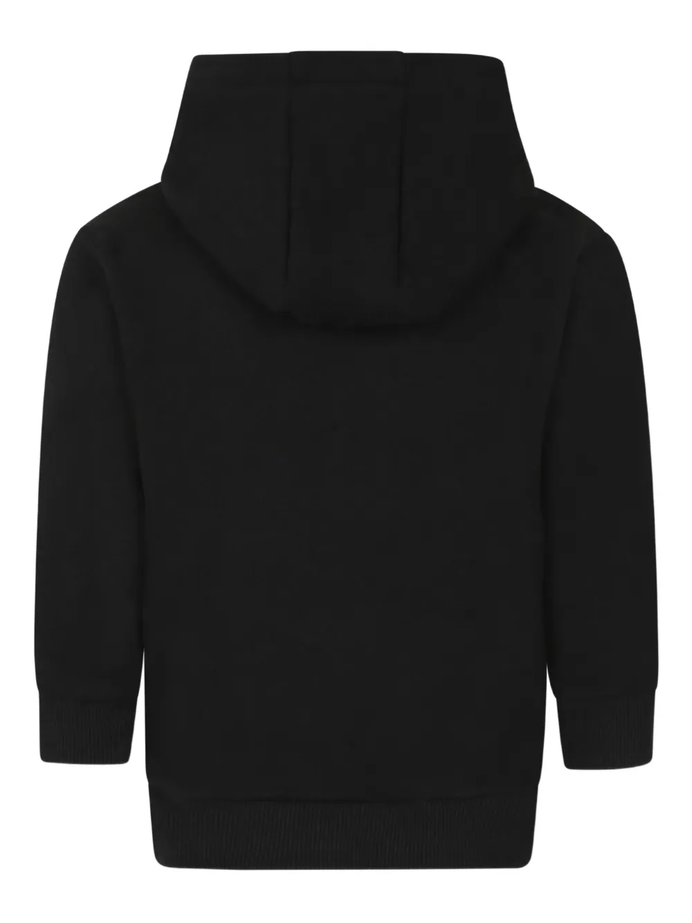 Lacoste Kids Katoenen hoodie Zwart