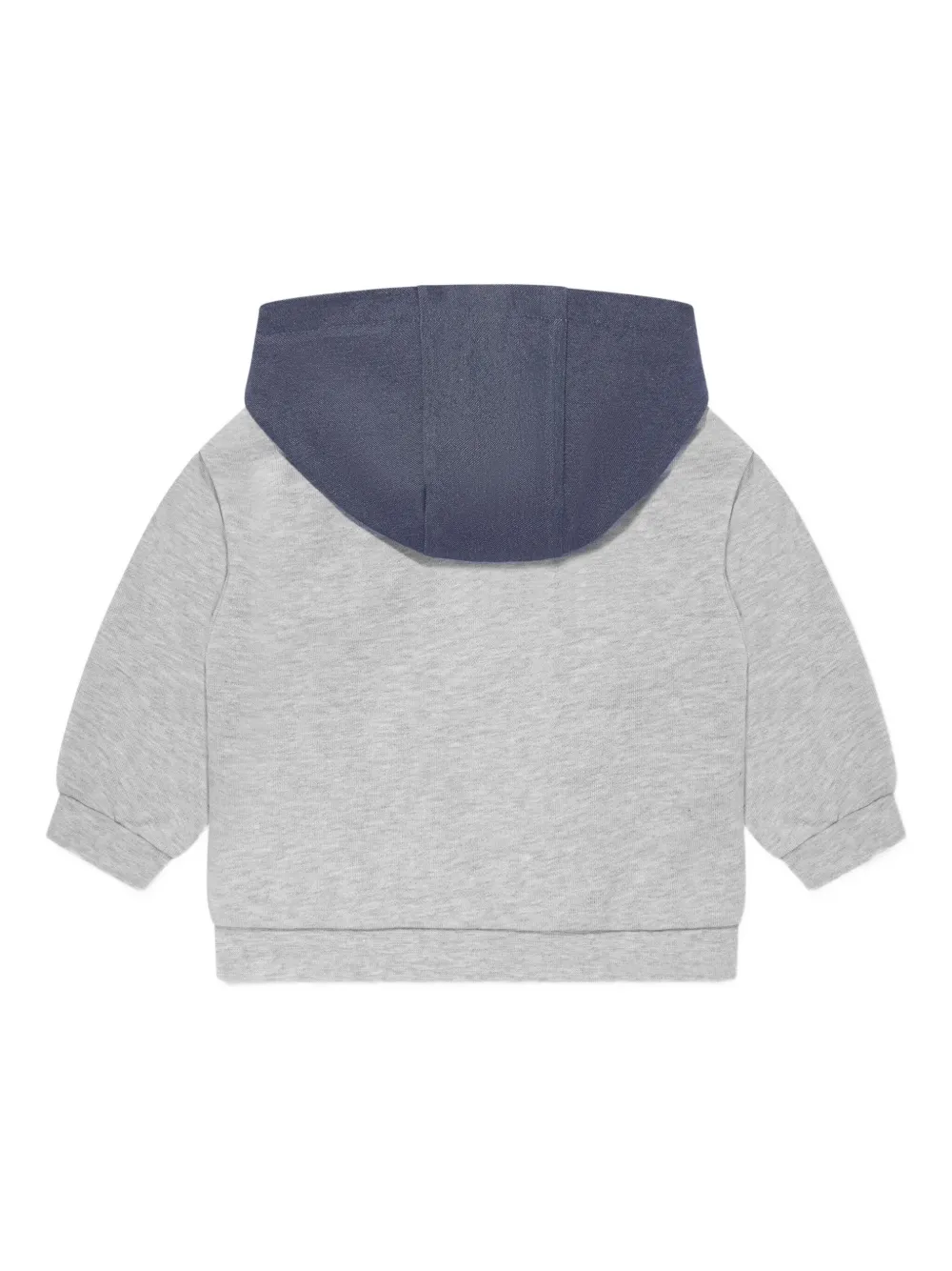 Fendi Kids cotton-blend hoodie Blauw