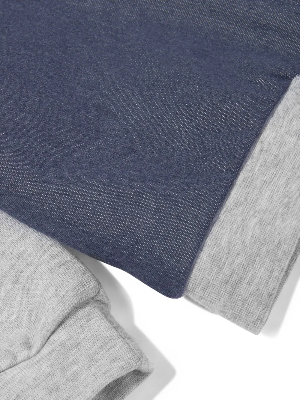 Fendi Kids cotton-blend hoodie Blauw