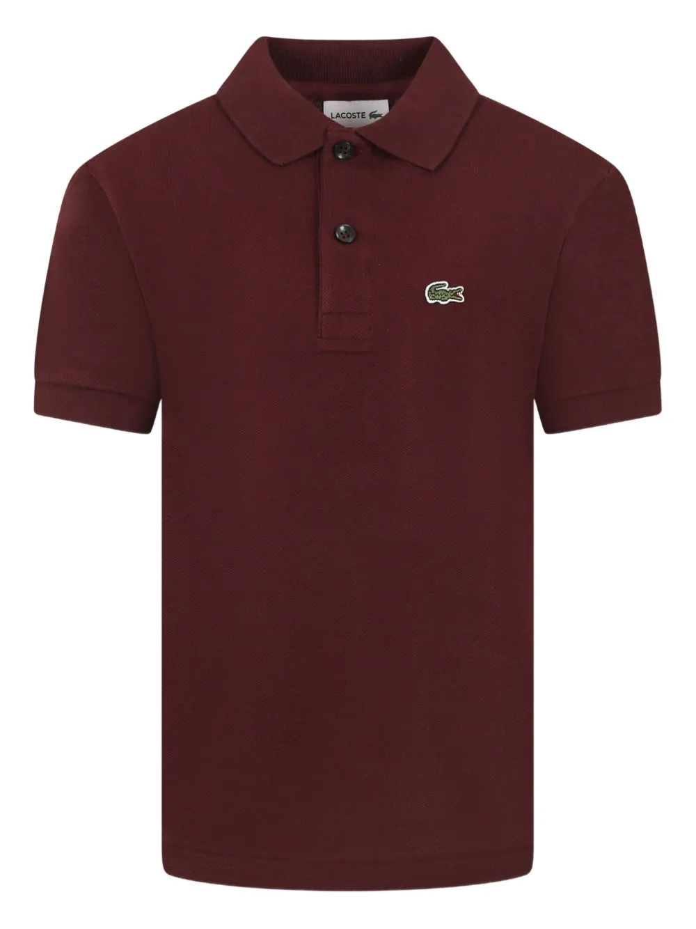 Lacoste Kids Poloshirt met geborduurd logo Rood
