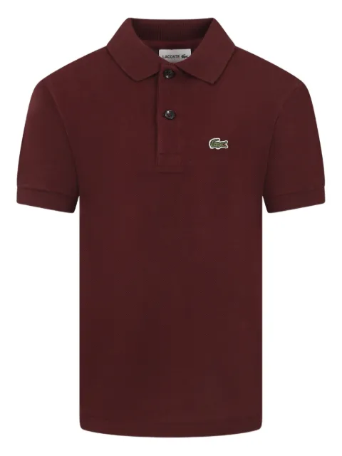 Lacoste Kids logo-embroidered polo shirt