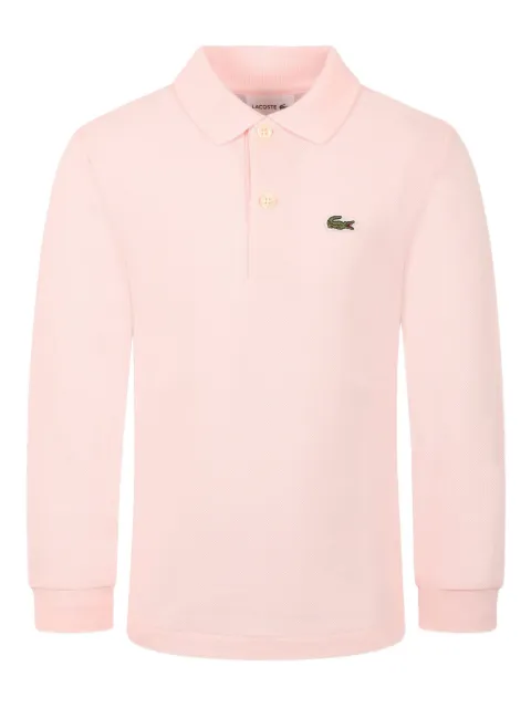Lacoste Kids logo-embroidered polo shirt