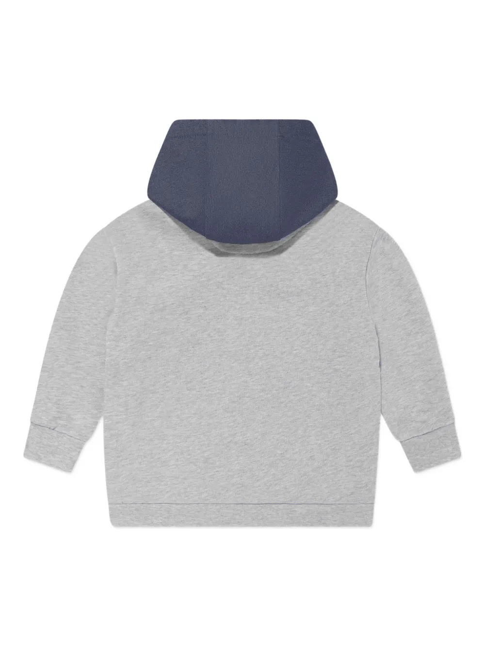 Fendi Kids cotton-blend hoodie Blauw
