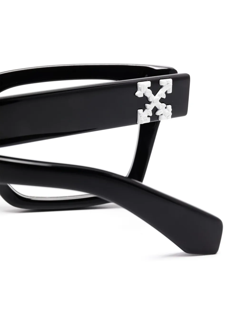 Off-White Eyewear Bril met Arrows-patroon Zwart