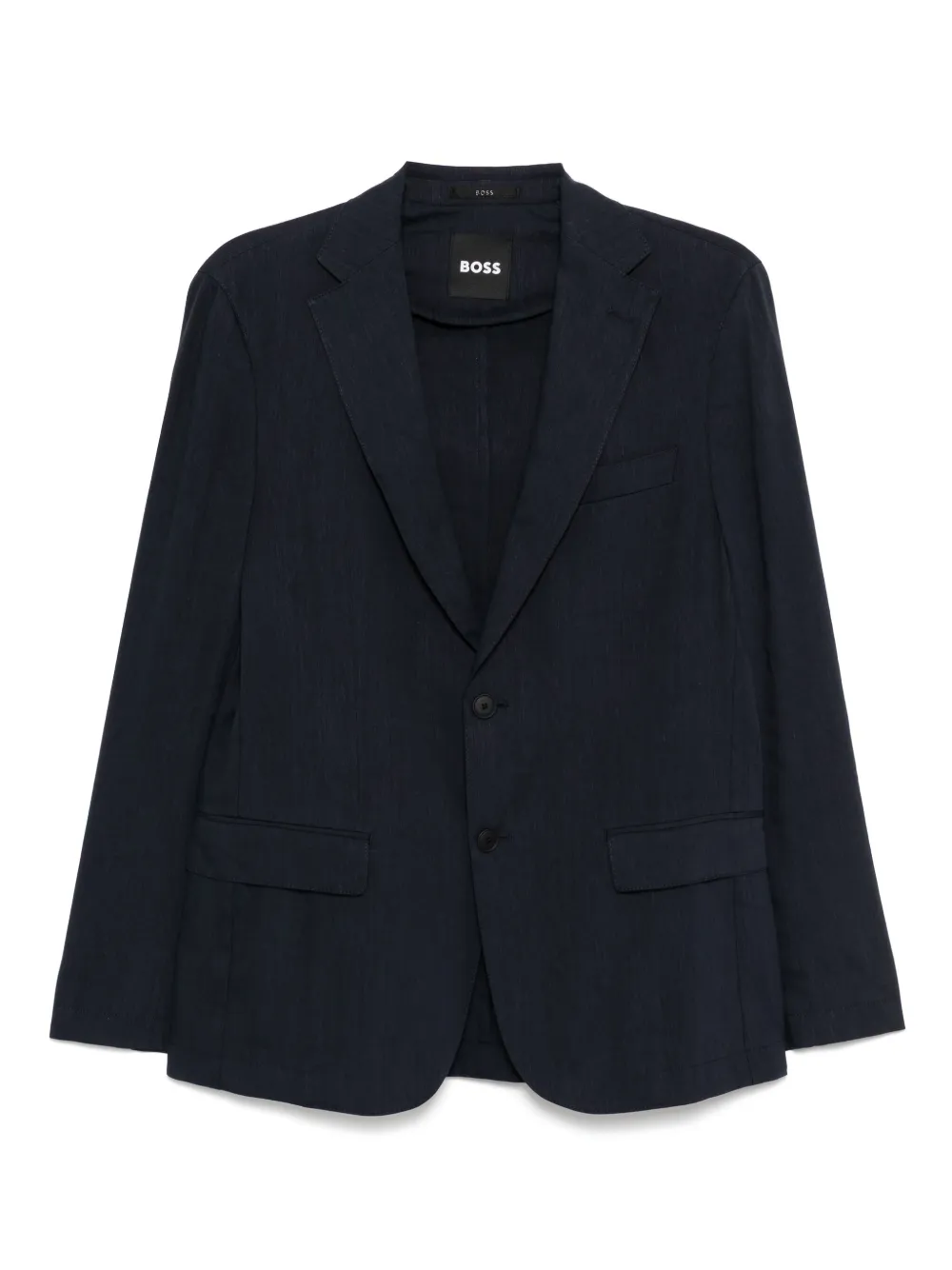 BOSS Blazer met enkele rij knopen Blauw