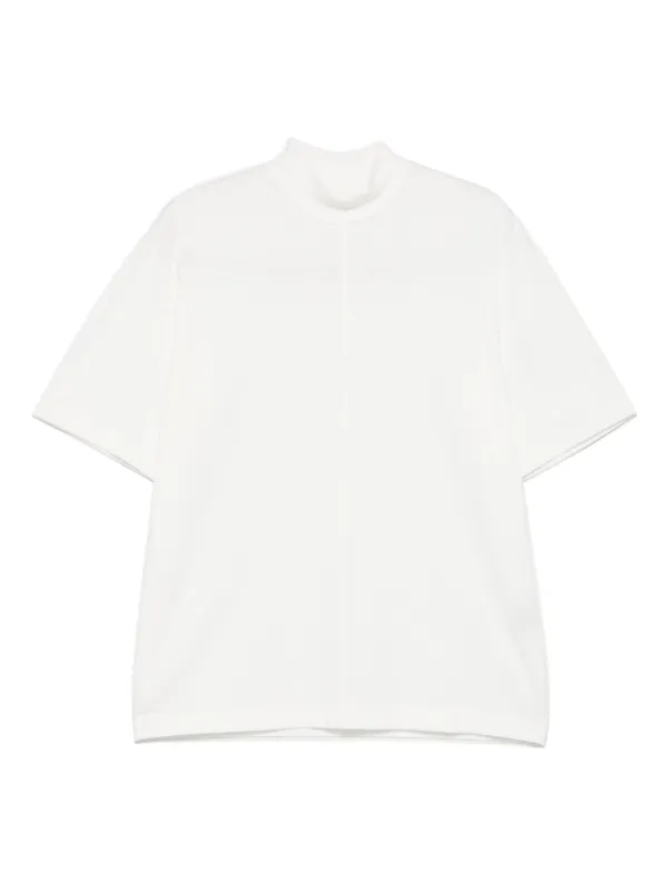 Homme Plissé Issey Miyake ハイネック Tシャツ | ホワイト | FARFETCH JP