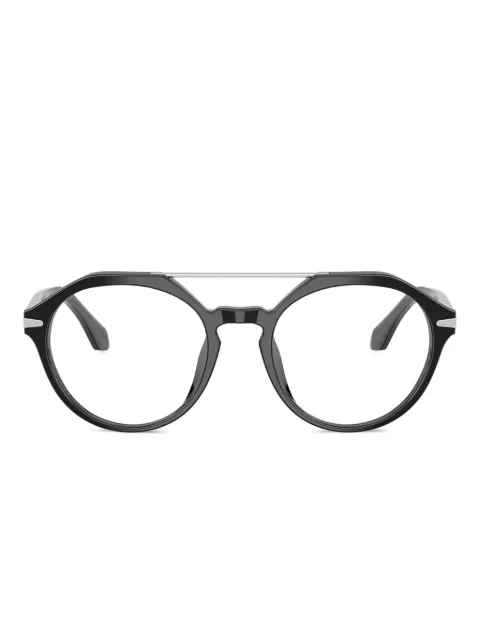 Giorgio Armani solglasögon med geometriska bågar