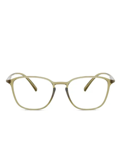 Giorgio Armani lunettes de vue à monture rectangulaire