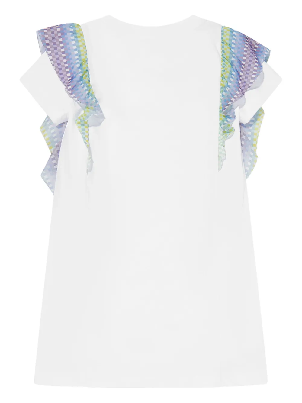 Missoni Kids Jurk verfraaid met kristallen Wit