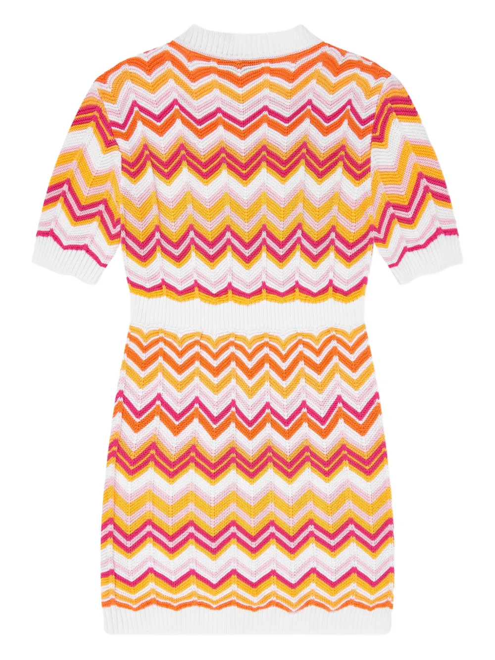 Missoni Kids Gebreide jurk Wit