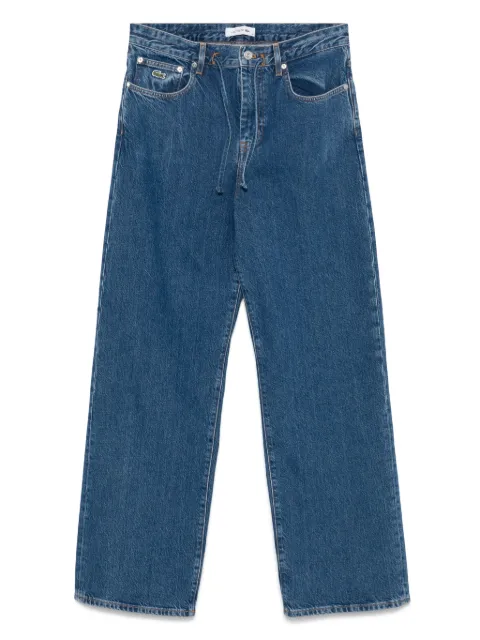 Lacoste logo-patch jeans 