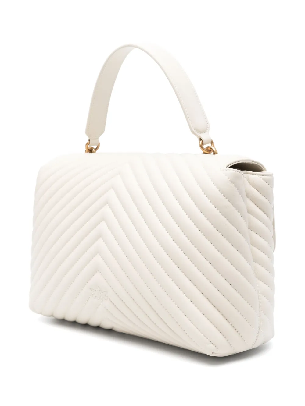 PINKO Grote Love Lady Puff shopper Wit