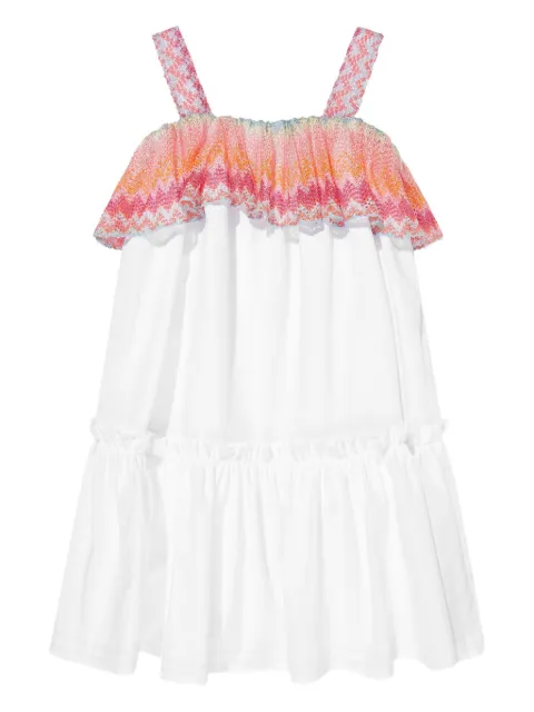 Missoni Kids chevron-detail dress