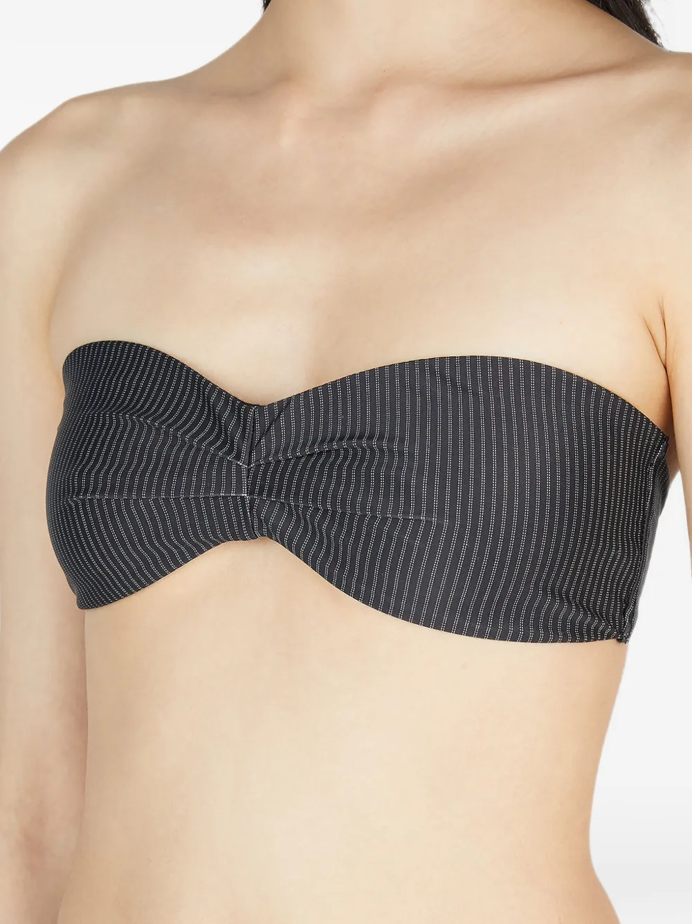 St. Agni Bandeau bikinitop Grijs