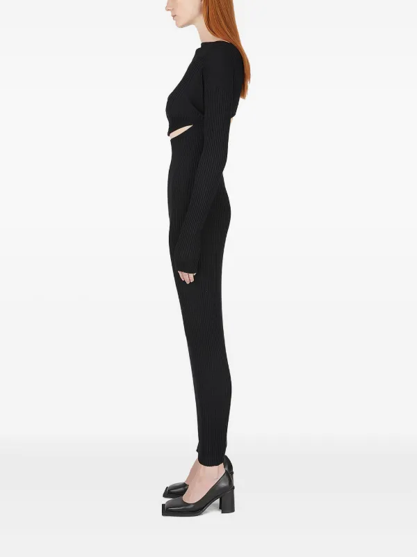 Wynn Hamlyn Cut-out Motif Dress - Woman Dresses Black M
