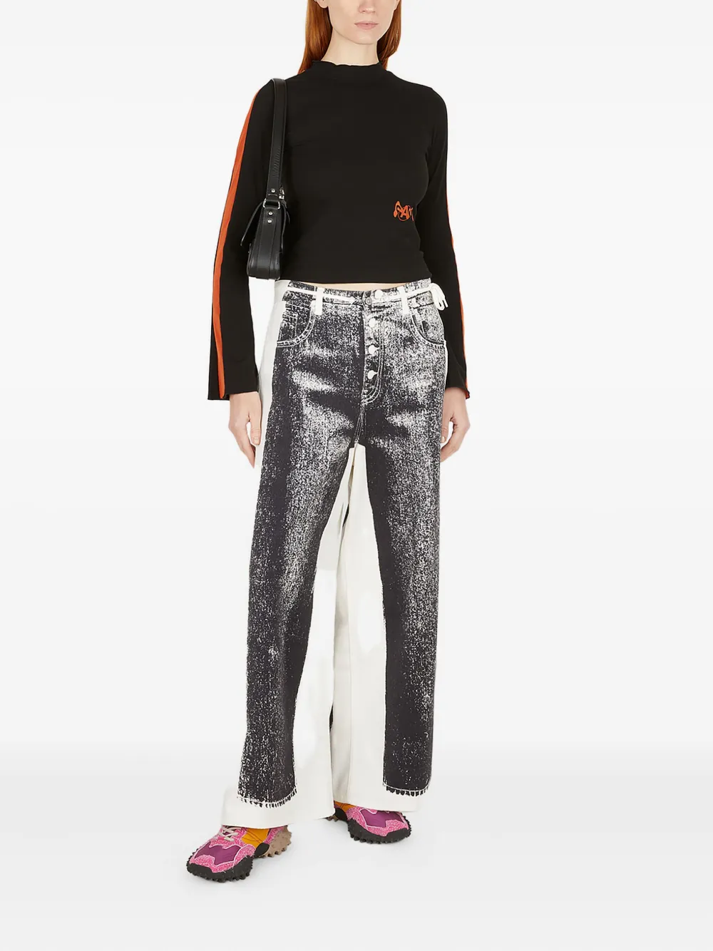 Perks And Mini high-neck panelled top | تيشيرتات وجيرسي | Image 2