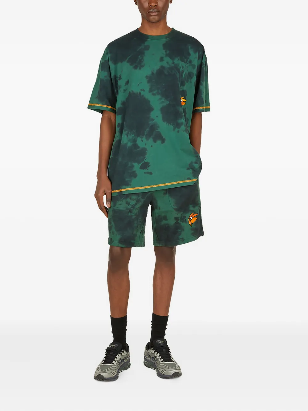 Perks And Mini tie-dye embroidered shorts | Track & Running Shorts | Image 2