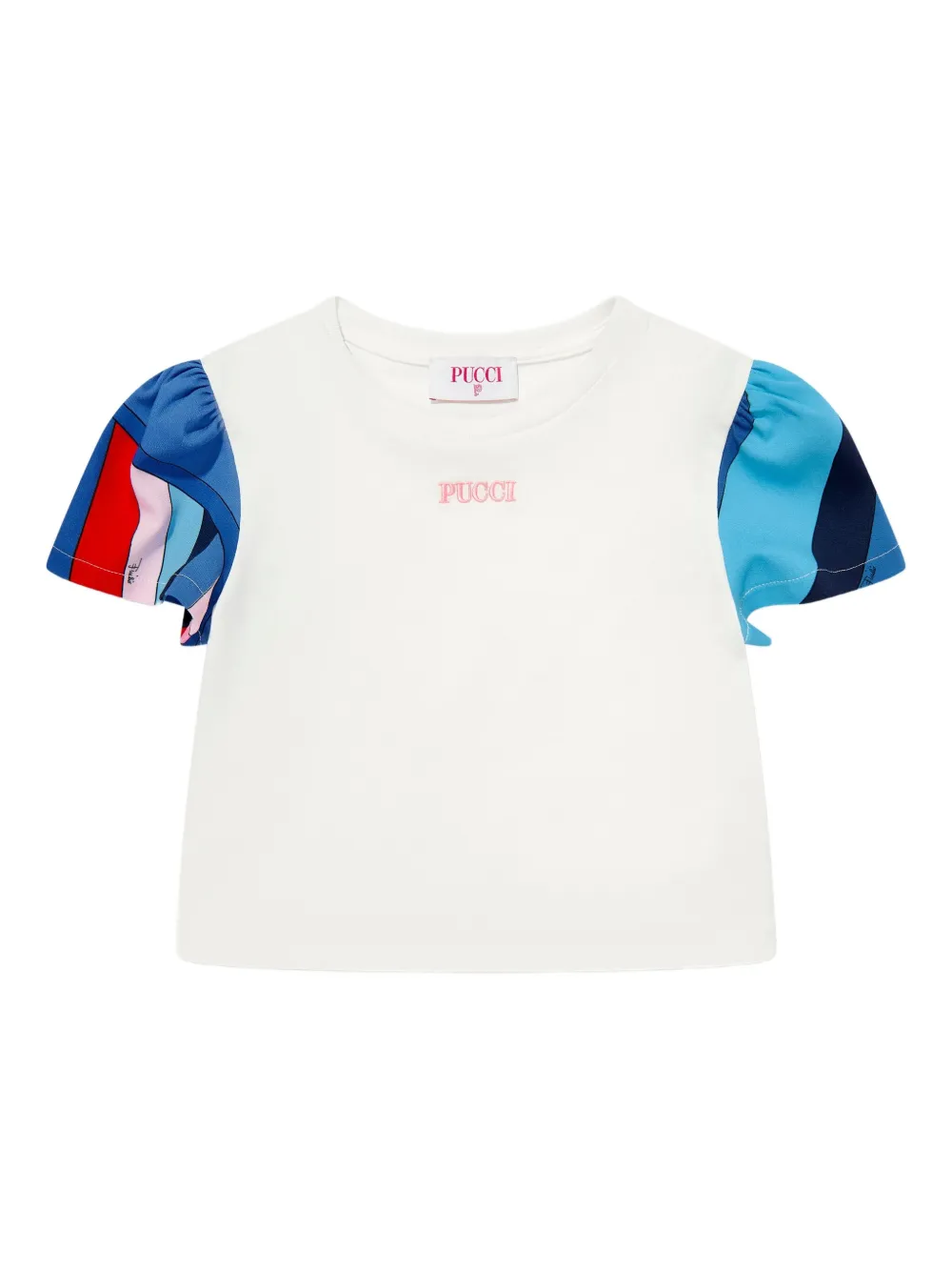 PUCCI Junior playera de algodón | blanco | Image 1