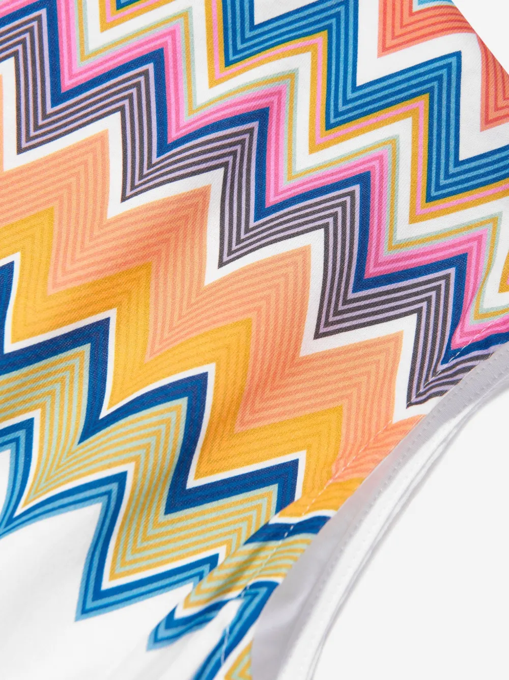 Missoni Kids Jersey playsuit Wit