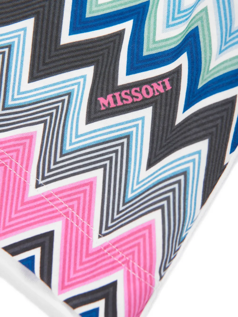 Missoni Kids Jersey playsuit Wit