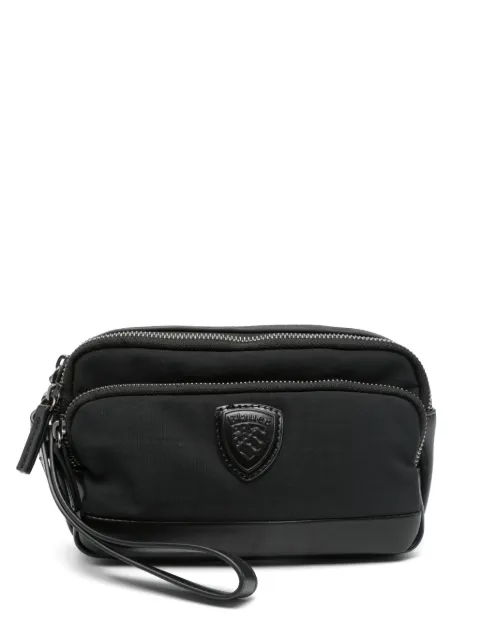 Blauer logo-patch wash bag