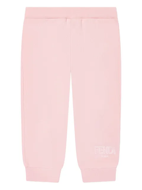 Fendi Kids logo-embroidered leggings