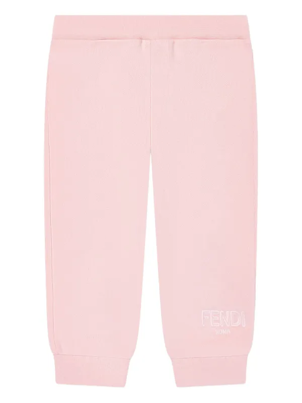 Fendi Kids logo-embroidered Leggings Pink FARFETCH PH - Main Image
