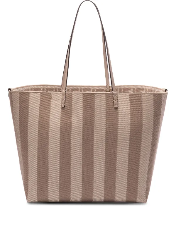FENDI ストライプ ハンドバッグ | ニュートラル | FARFETCH JP