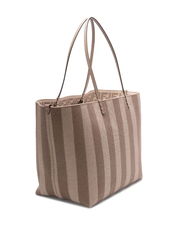 FENDI ストライプ ハンドバッグ | ニュートラル | FARFETCH JP