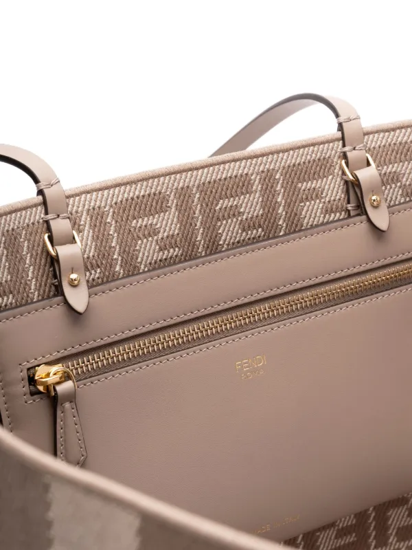 FENDI ストライプ ハンドバッグ | ニュートラル | FARFETCH JP