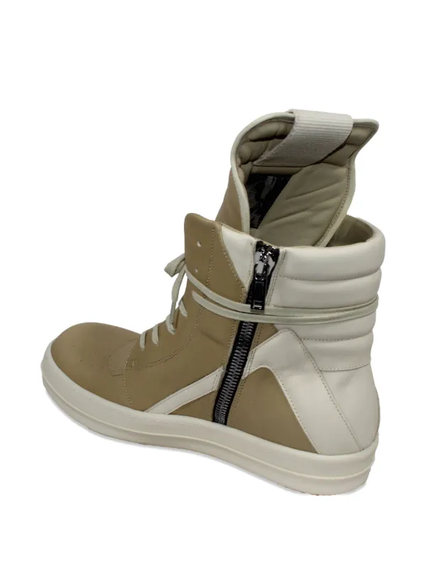 Rick Owens Geobasket Sneaker Boots | Green | FARFETCH