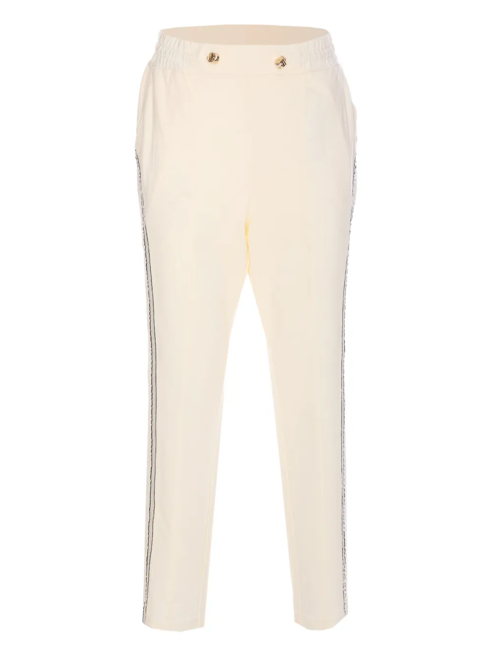 LIU JO elasticated-waistband track pants | White | Image 1