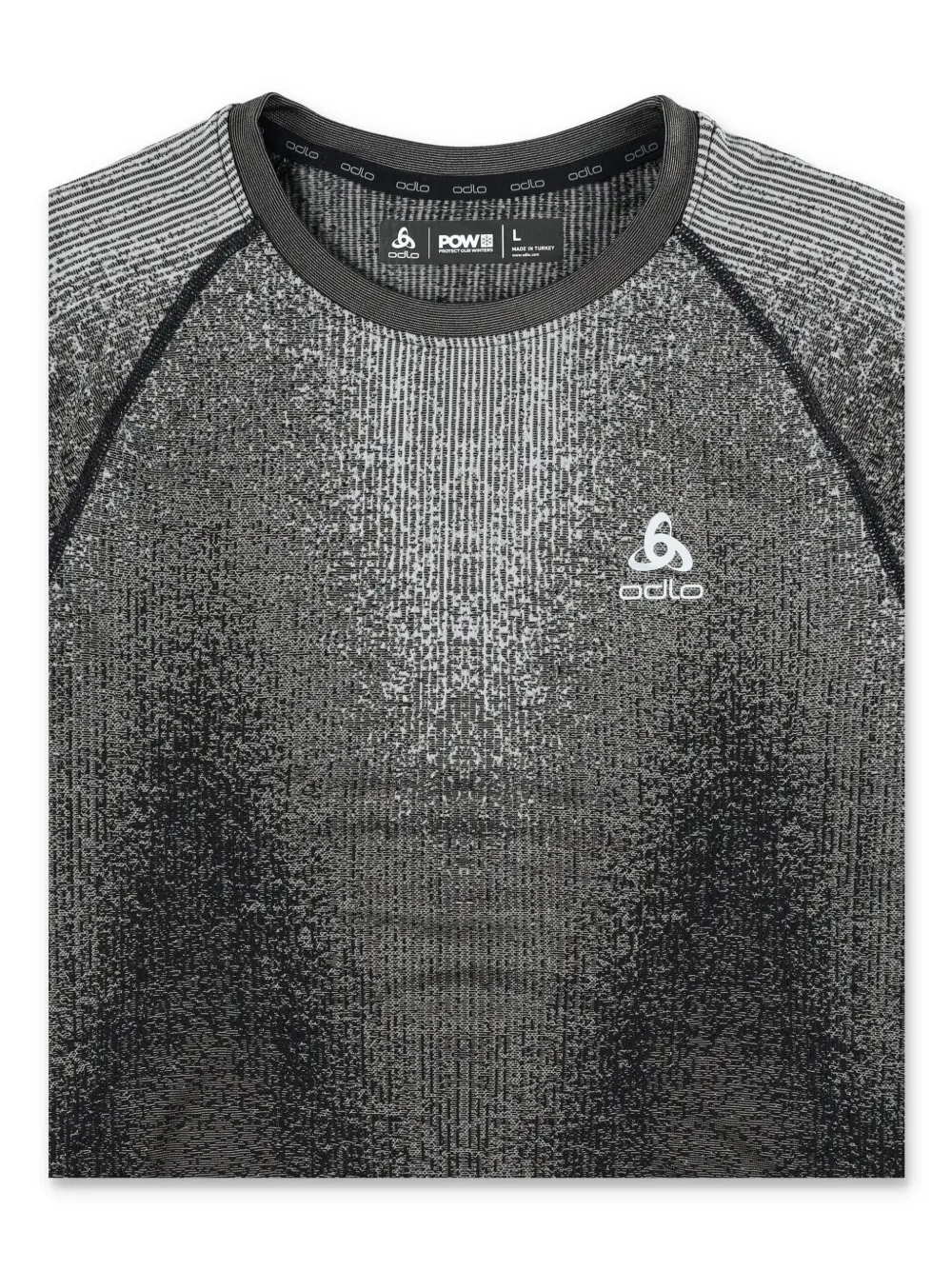 Odlo Black The Pow Blackcomb Performance T-shirt In Black