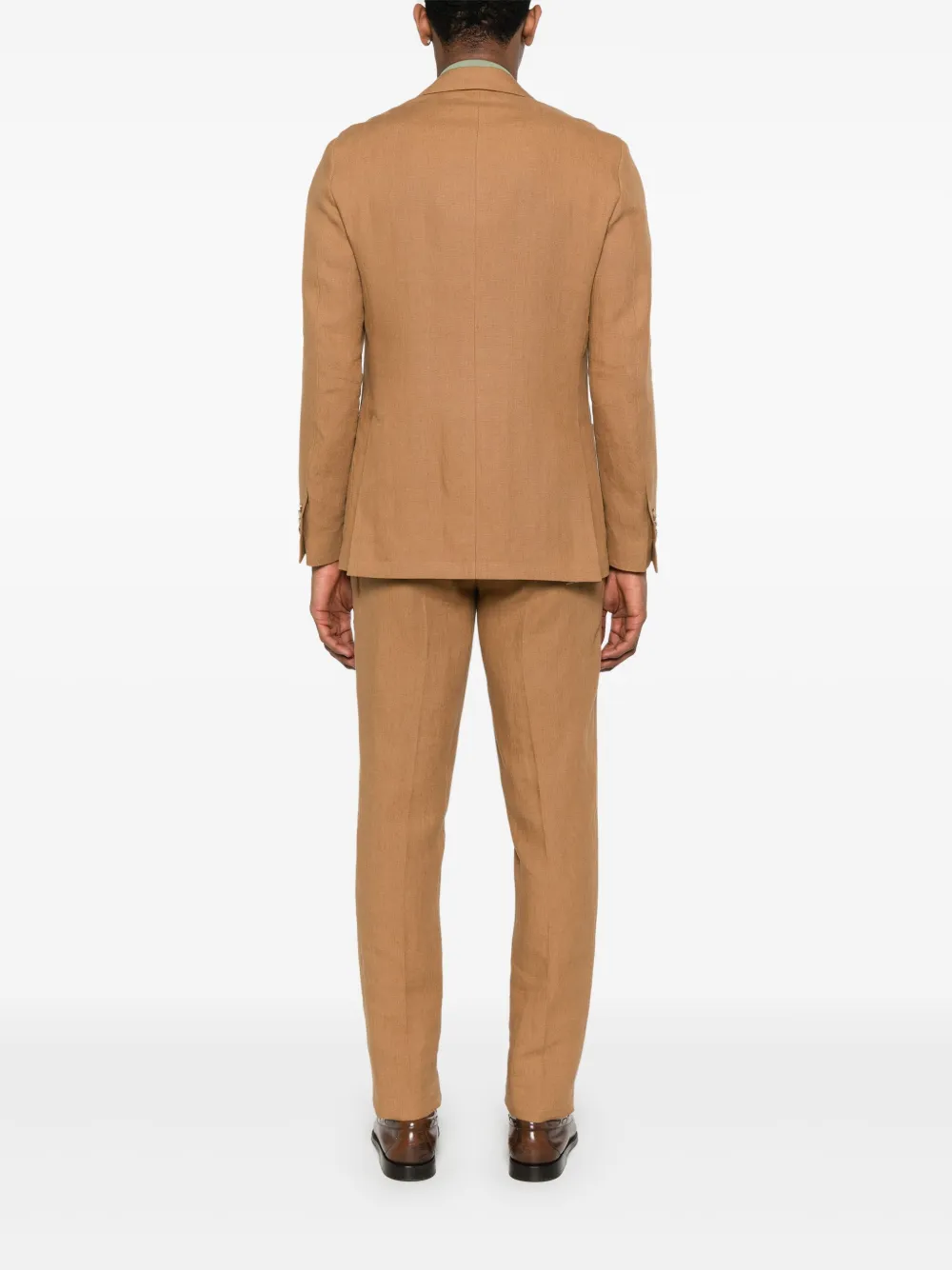 Lardini Pak met broche detail Bruin