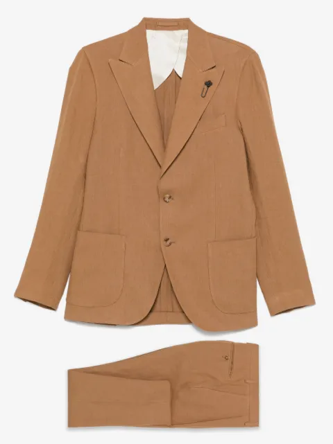 Lardini costume à détail de broche