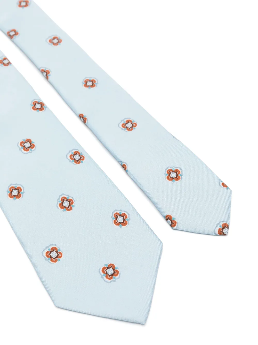 Kiton patterned silk tie | Image 2